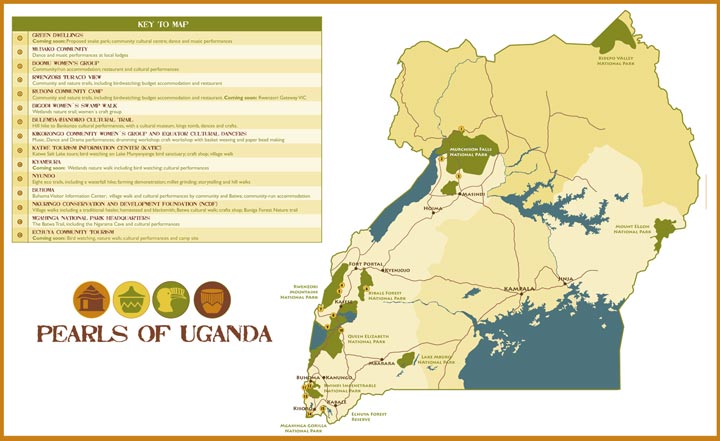 Pearls of Uganda Map Pdf